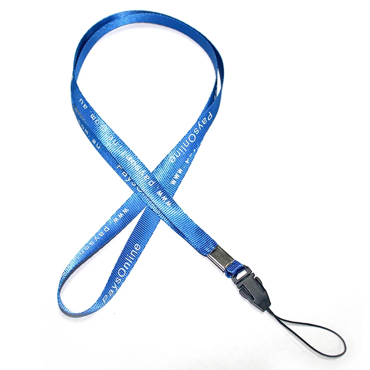 Promotional custom logo cheap wholesale printing standard size pure color mobile phone soft lanyard fashion universal