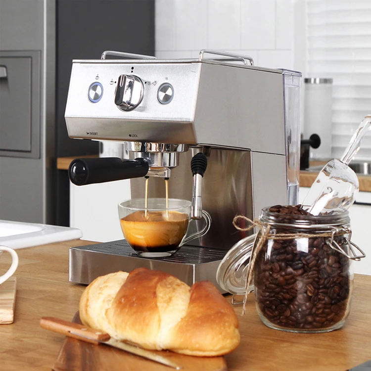 Stainless Steel Electric Coffee Making Machine Drink Hot Coffee Maker