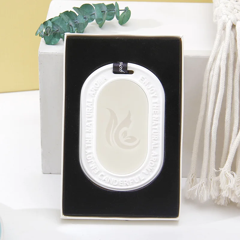 Wonderful Various Color Glass Reed Diffuser with Sticks Ribbon luxury car scents hanging freshener perfume car