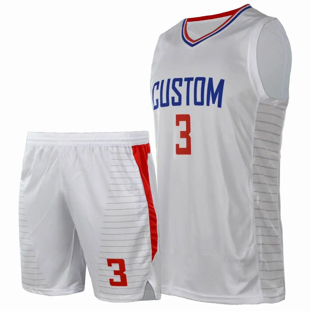 Mba Custom Oversize Basketball Uniform For Men Sublimation Printer Stiched Nets Sport Jersey Builder Set