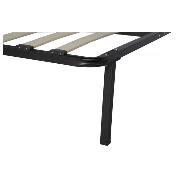 Twin size steel KD bed frame DJ-PK05 iron double bed design