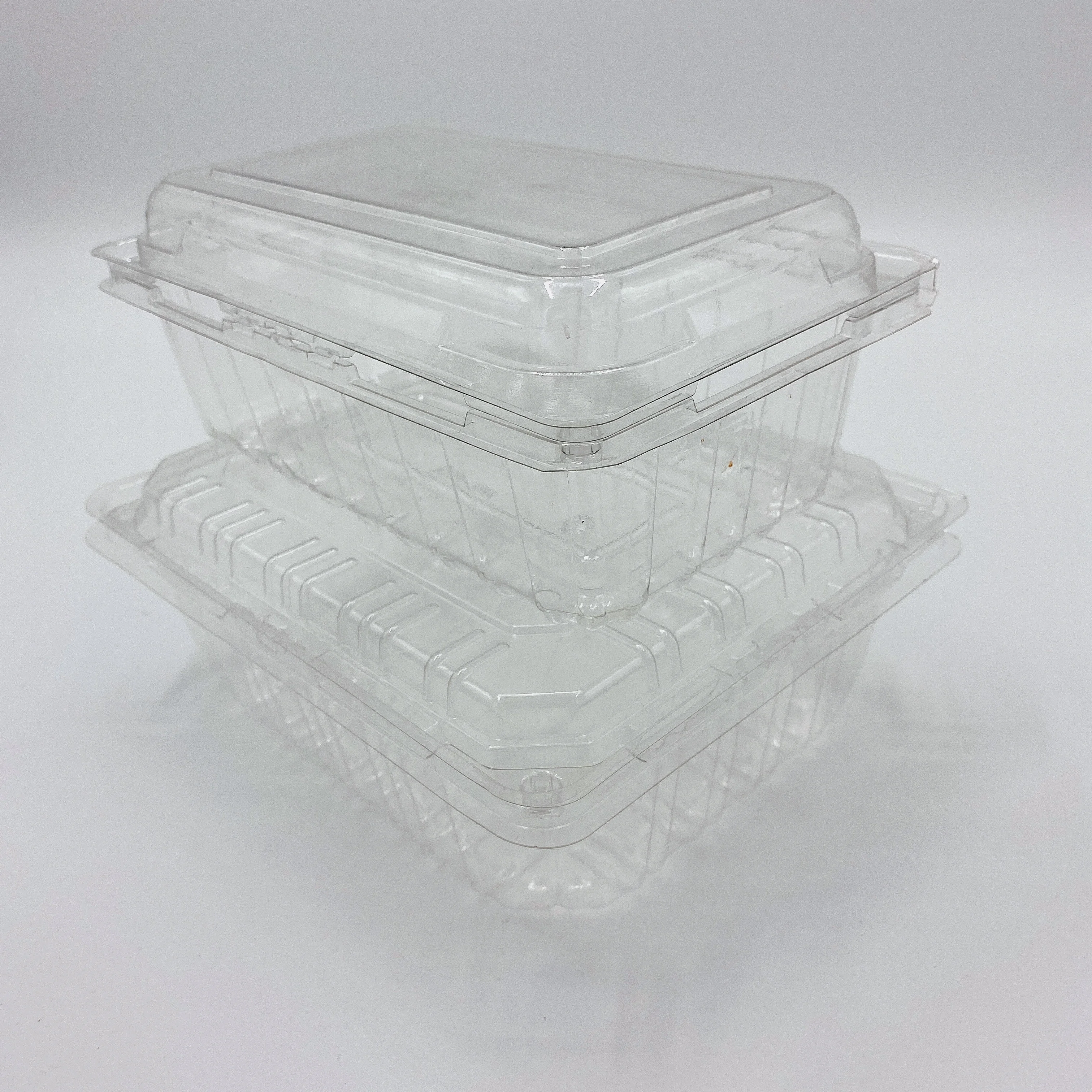 
Hot Selling Super Cheap Pulp Molding Transparent Fruit Salad Container 