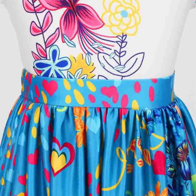 2022 new girls beautiful princess skirt with satchel skirt Bag Set