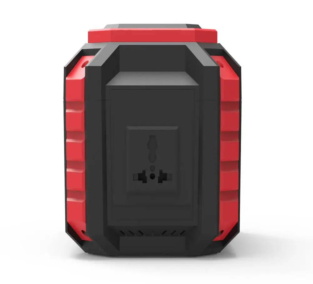 60000mAh portable power station for outdoor emergency backup  portable solar generator 200W AC output