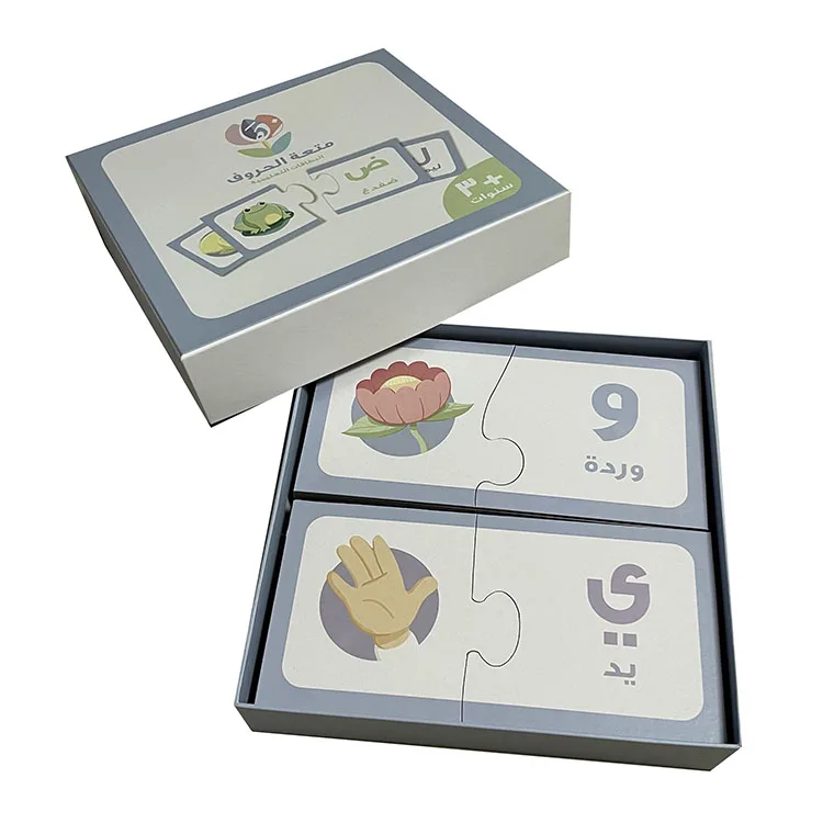 Wholesale Custom Kids Educational number and letter match puzzles