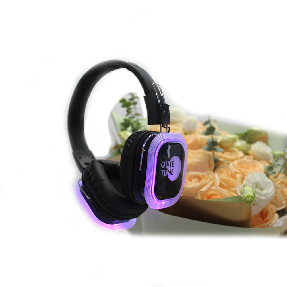 F39hifi 500m silent disco earphone headphones wireless headset  silent party headphones  electronics	 wireless headphones