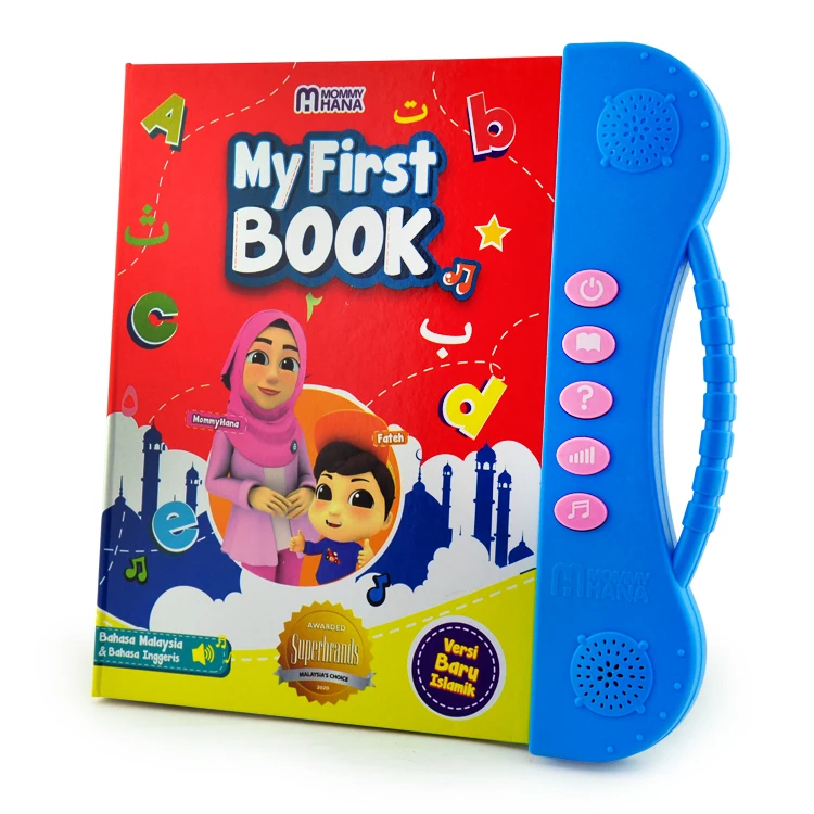 Electronic Malay Arabic English Math Oral Learn By Game Machine Baby Electric Book With English Urdu And Math For Kids