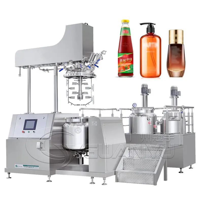 Gy Cheese Making Machine Cosmetic Shampoo Toothpaste Body Lotion Cream Making Machines Vacuum Mixer Emulsifying Homogenizer