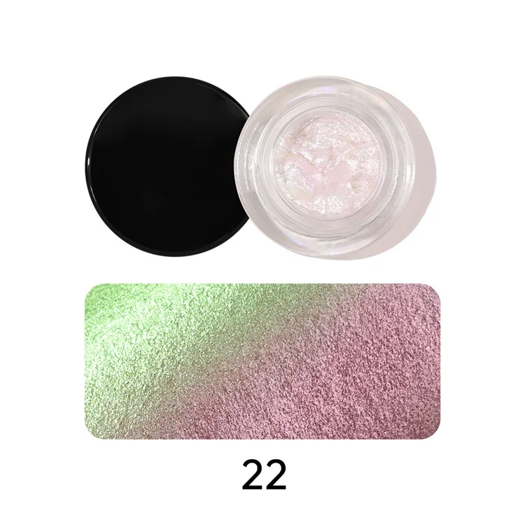 Custom Logo Single Performance Face Color Makeup Eyeliner Eye Shadow High Pigmentation Custom Multichrome Eye Shadow Chameleon