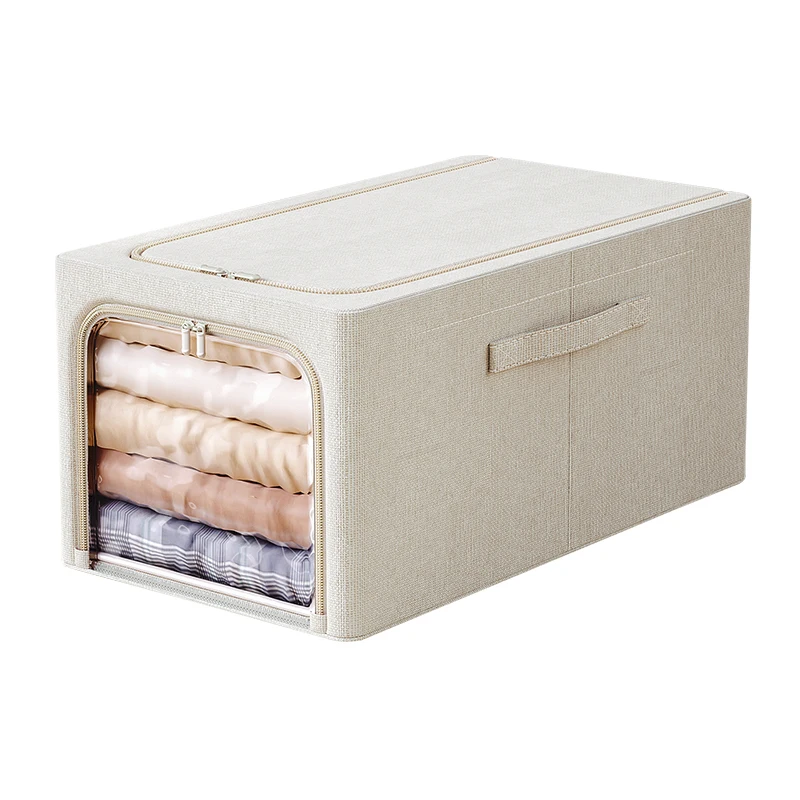 Storage boxes for clothes with Handles Closet Bedroom Drawers Organizers Cloth Organizer Storage Boxes fabric drawer