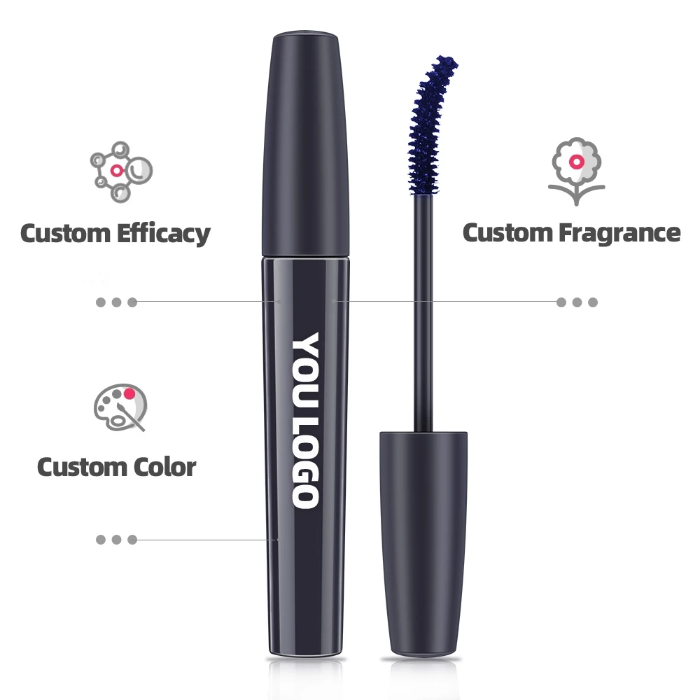 Private Label 6 Colors Long Lasting Waterproof Lash Enhance Effect Curling Lengthening Mascara
