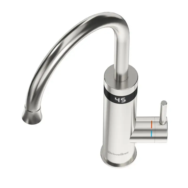 Briwellna 220V 3200W 304 Stainless Steel Kitchen Instant Hot Water Taps Fast Electric Faucet