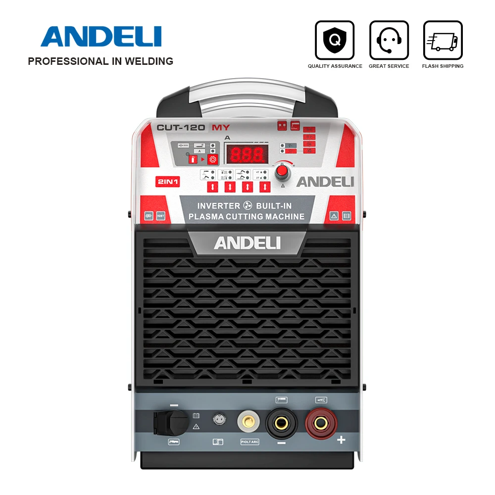 ANDELI 2022 New Arrival Good Quality Industrial Arc Plasma Cutting OEM/ODM Competitive Price Built-In Air Compressor 380V