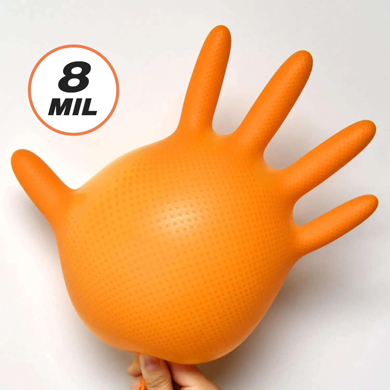 medical glove disposable 8 mil nitrile light orange diamond nitrile gloves disposable latex free box of 100