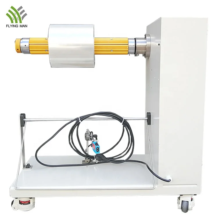 Electric Motor Unwinding Stand Label Unwinding Machine Roll Material Rewinder