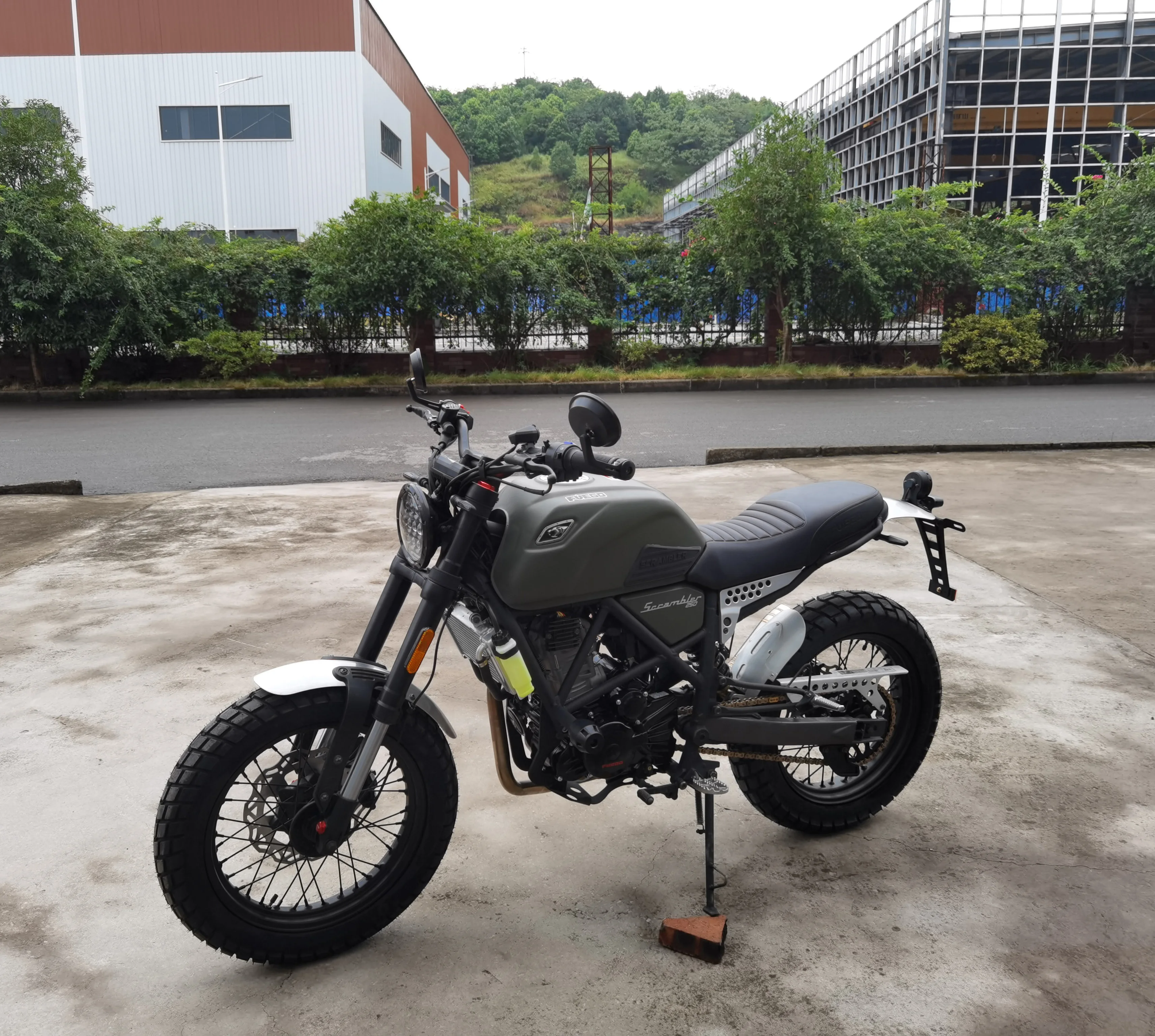 111702 Китай 300cc мотоциклы дешевые для продажи moto FUEGO скремблер город уличный внедорожный мотоцикл новый