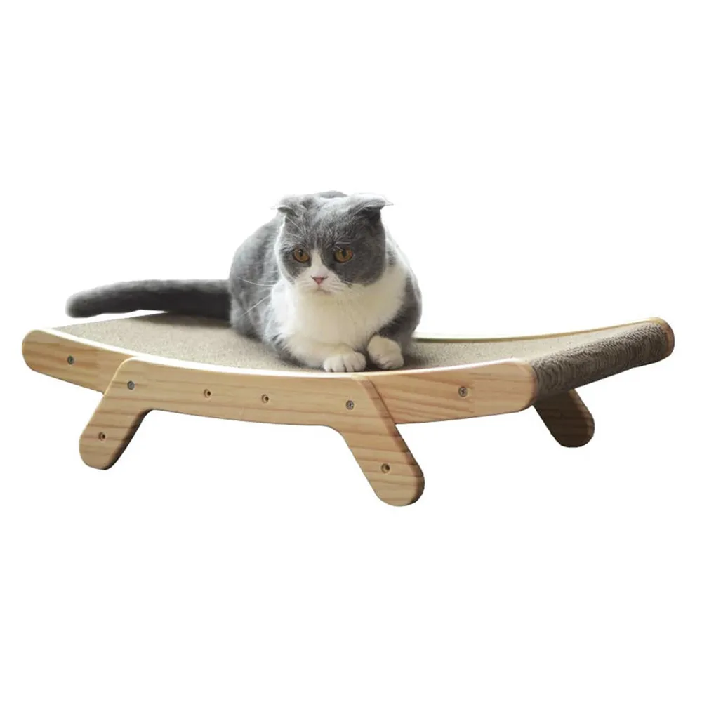 Cat Scratching Board Reusable Cats Scratching Pad Lounge Durable Toy Cat Bed