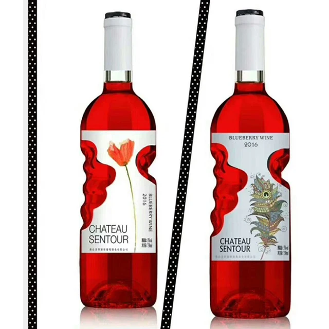 750ml Angel Hand Red Wine Bottle Creative Decoration Wine Glass Bottle with Cork for Champagne