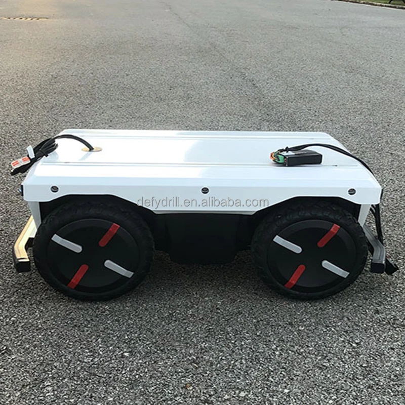 UGV-8 Artificial intelligent factory direct price wheeled platforms security robot with camera remote control