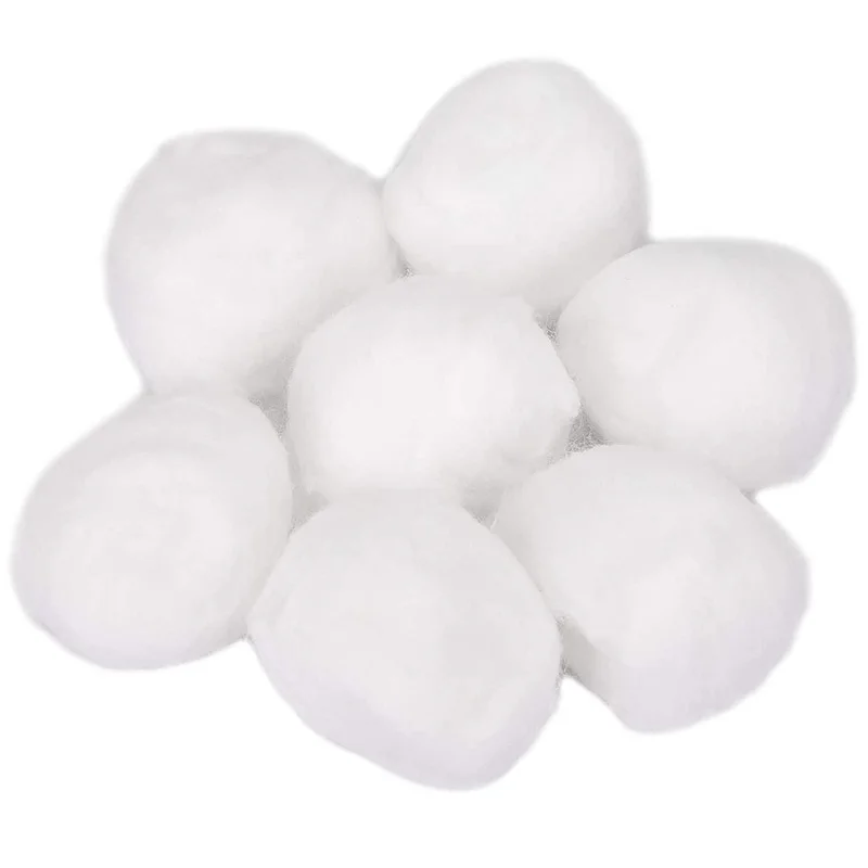 100% natural cotton factory supply soft absorbent cotton balls wholesale China OEM surgical Gauze cotton balls