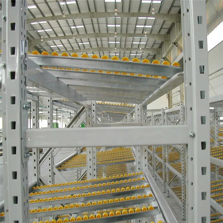 Flow Rack Roller Carton Flow Rack With Gravity Warehouse Picking System