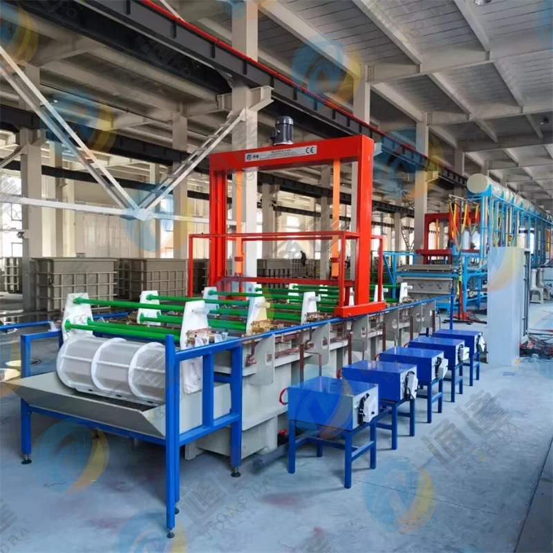 Semi Automatic Hard Chrome Plating Machine Electrolysis Barrel Plating Equipment