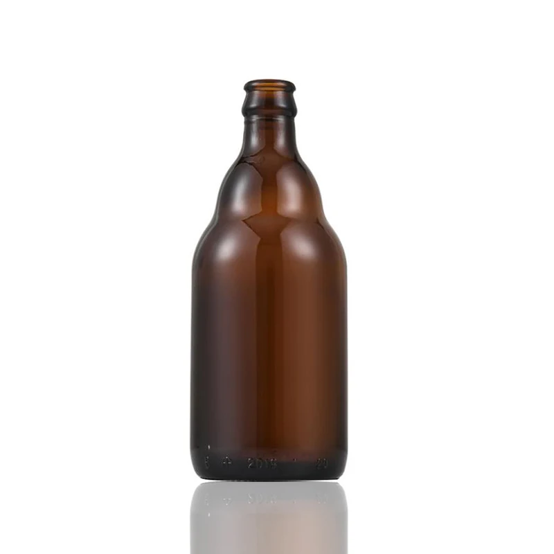 OSHOW Wholesale 250ml 330ml 500ml 650ml 1000ml Amber glass beer bottle beverage bottle
