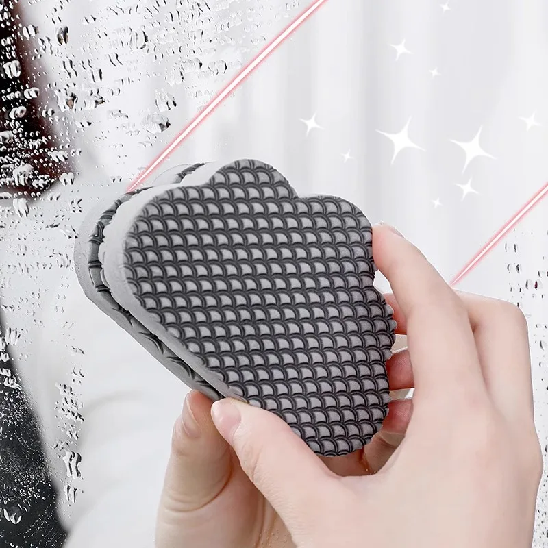 Glass eraser Cleaning Scrub Colored Sponge Anti-Scratch Kitchen Dishwashing Sponge PVA Handle Sponge