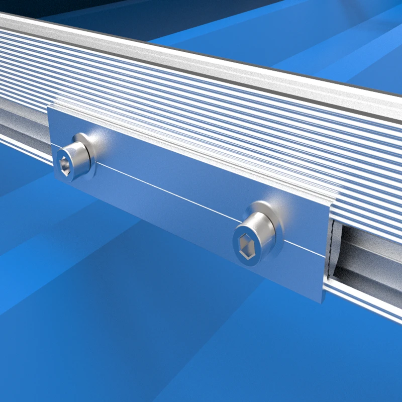 New Product Hot Selling  Aluminum Stainless Steel Solar Panel Solar Mounting Rail Splice Kit