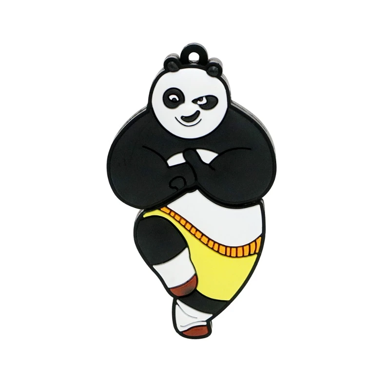 New Arrival kongfu panda shape usb flash drive 3.0 8GB 32GB 64GB 128GB wholesale memory card 1tb memory stick pendrive custom