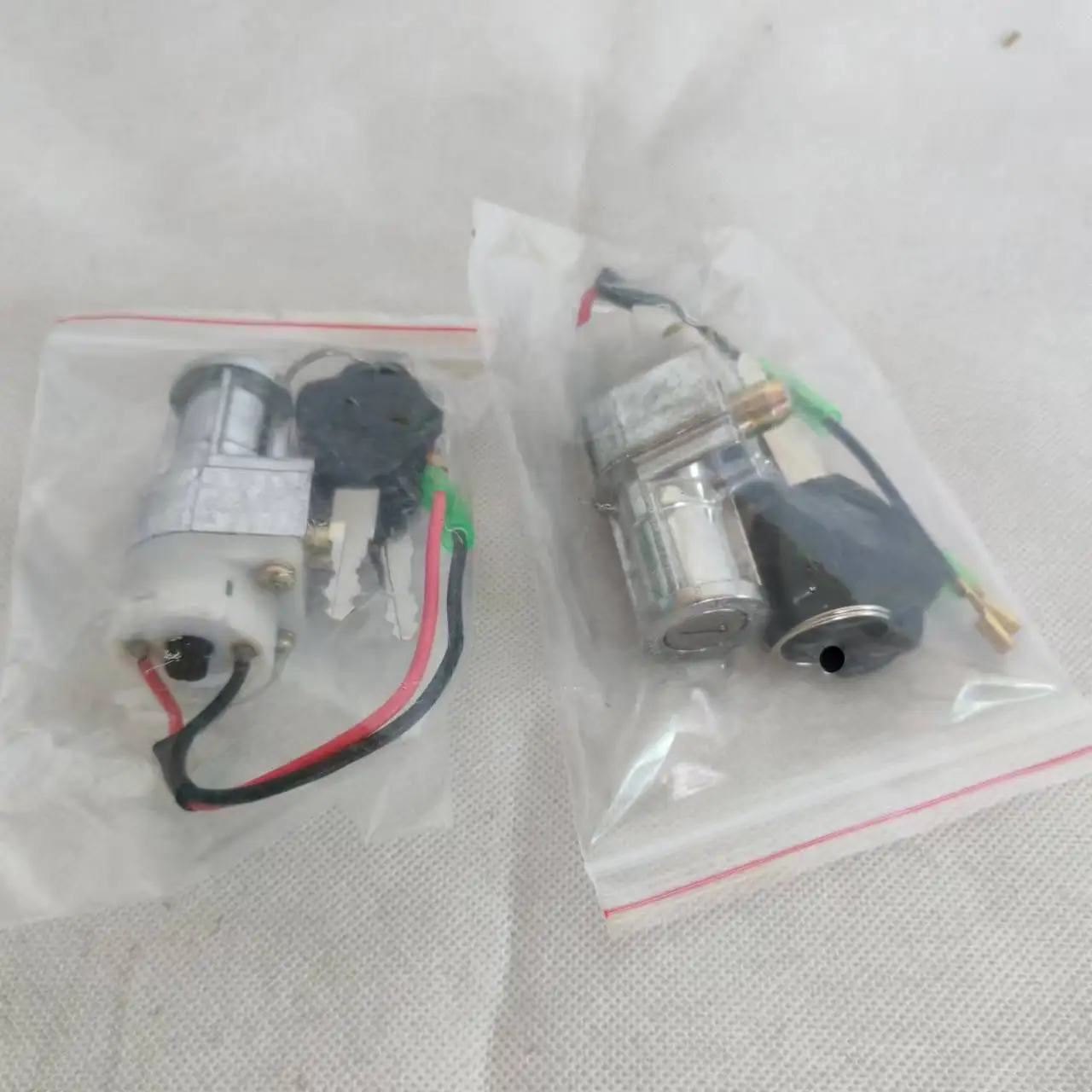 E-Bike Electric Door Lock With 2 Wire Key Switch Electric Motorcycle Door Lock Bike Single Battery Electric Vehicle Lock