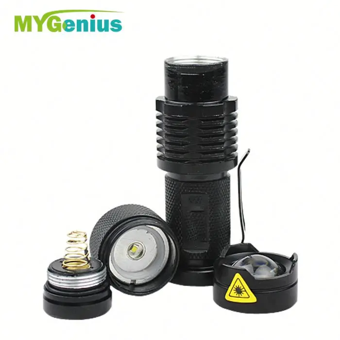 Светодиодный фонарик с ремешком ML0078 прочный из алюминиевого сплава