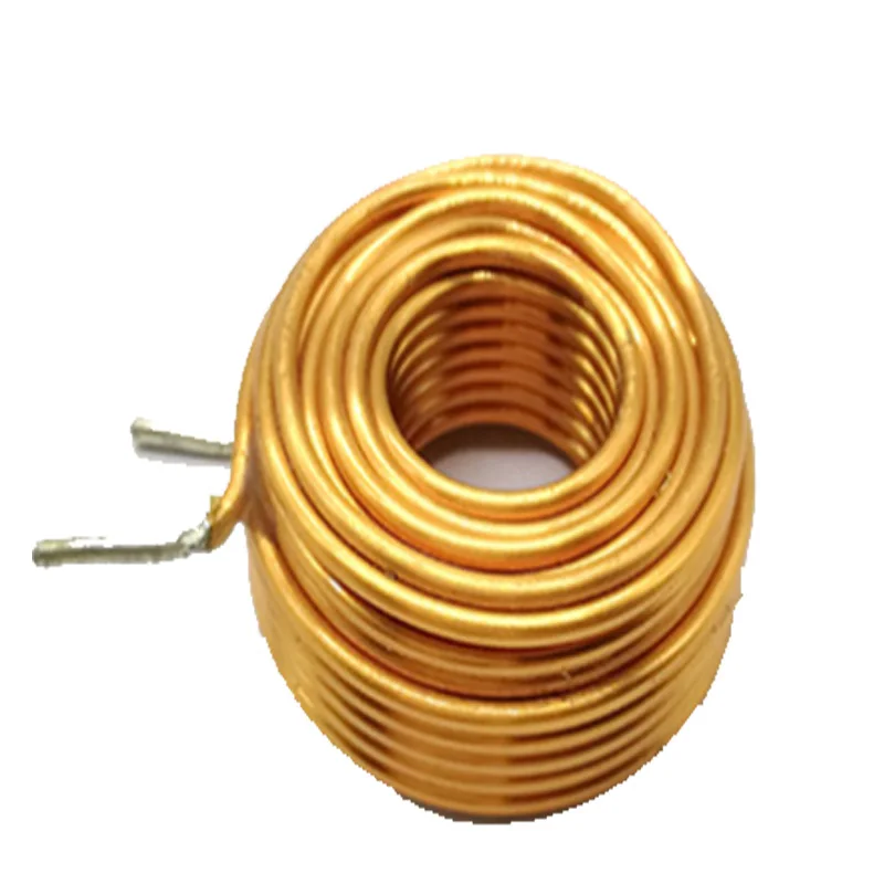 Customized Air core shaped Signal rfid coil Micro self-bonded air coil design 47mh inductor
