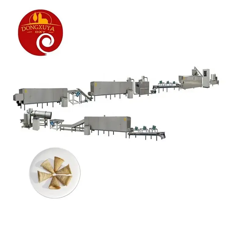 Simple Cornflakes Extruder Breakfast Cereal Machine 500kg Corn Flakes Extruder Machine Snacks Production Equipment