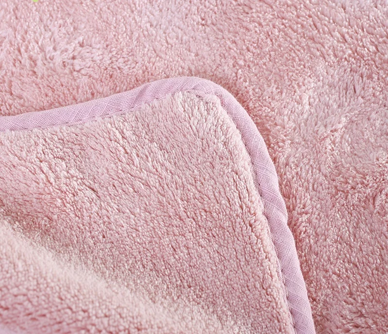 
Coral velvet microfiber hair drying cap_turban towel 