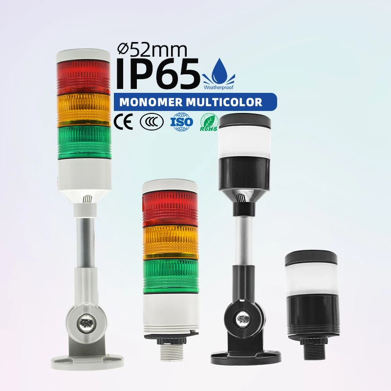 BENLEE Hot Selling LED Warning Lights 220V DC 24V Industrial Led Signal Tower Light signal light With Buzzer