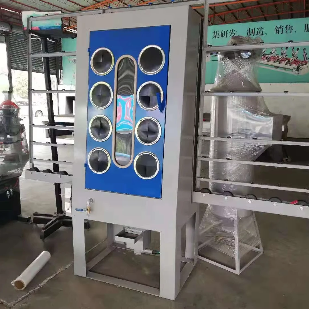 Manual Sand Blasting Glass Sandblasted Frosted Tempered Sandblast Machine Glass Machinery