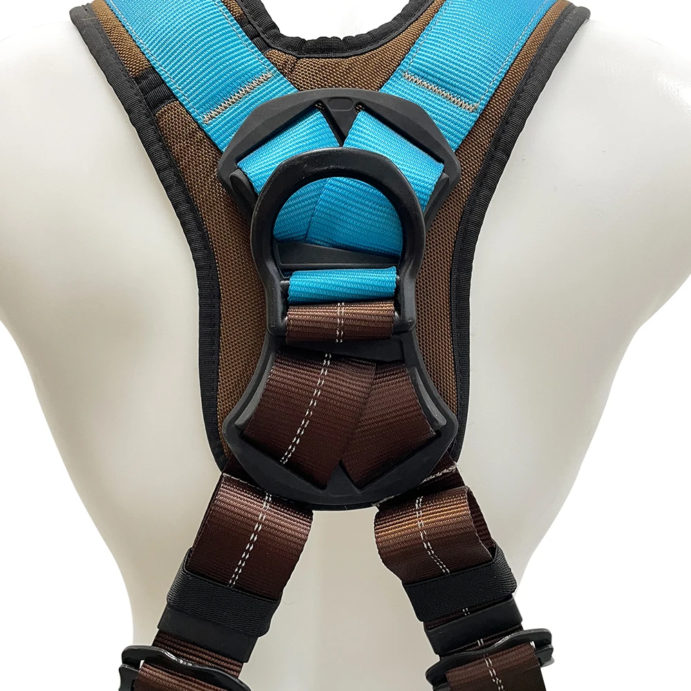 Customizable 5 D ring Retractable Rock Climbing Safety Equipment Harness Electrician Construction Full Body Safety Harness Belt