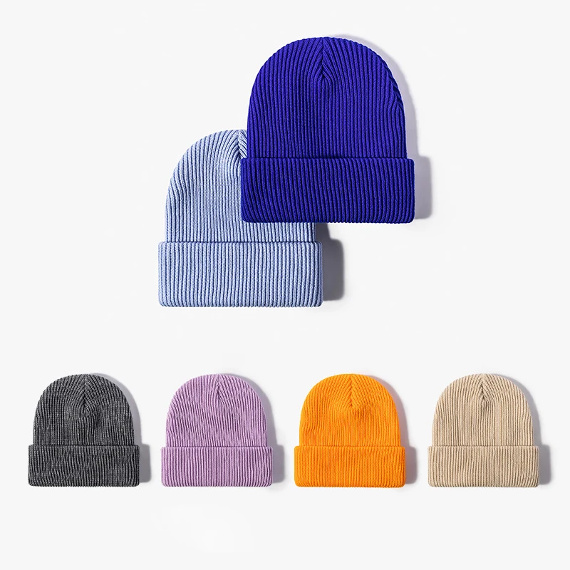 High Quality Bulk Designer Beanie Hats Unisex Knitted Custom Logo Winter Knitted Gorras Wholesale Winter Warm Ski Beanie