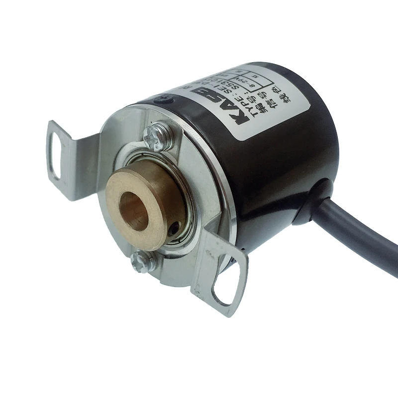 Cheap 10 bit single turn absolute rotary encoder 8mm hollow shaft absolute encoder RS485 Modbus RTU