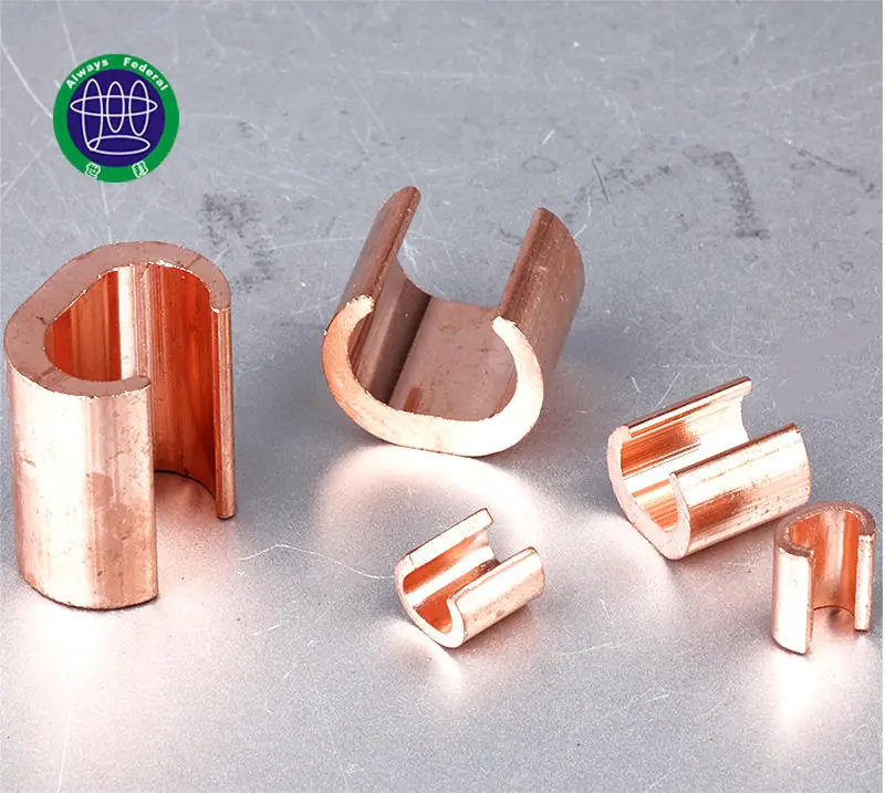 Wholesale Low Price C Shape Copper Wire Clamp For Cable Connection Accessories