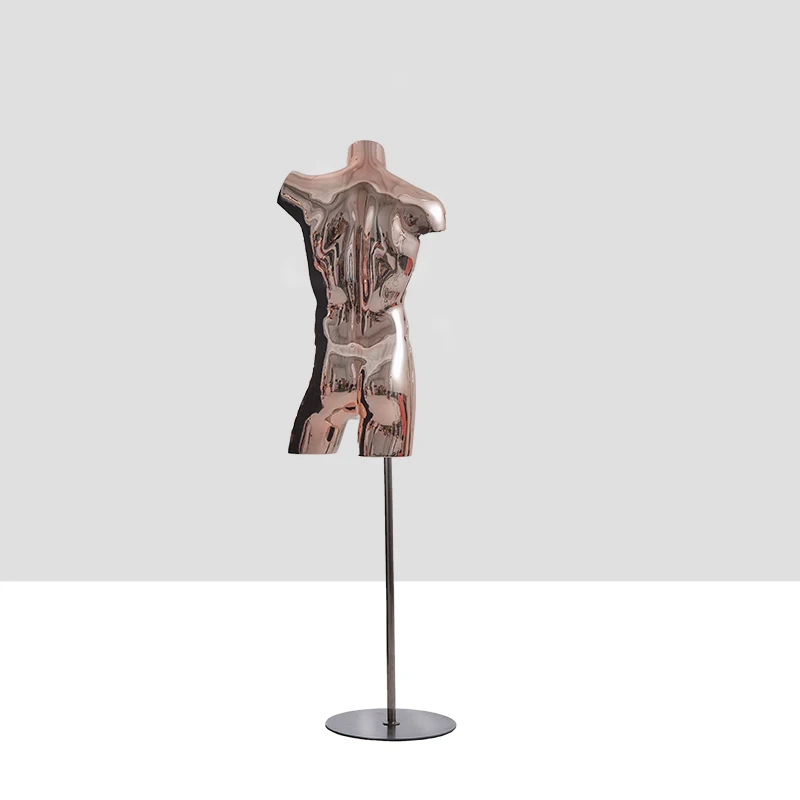 
high quality fashion full body electroplating rose gold mannequin from Zihe 