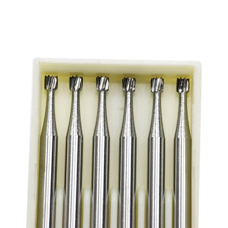 Сильный страусиный Премиум стоматологический бор для зубной лаборатории хвостовик 2,35 мм конусообразный карбид вольфрама