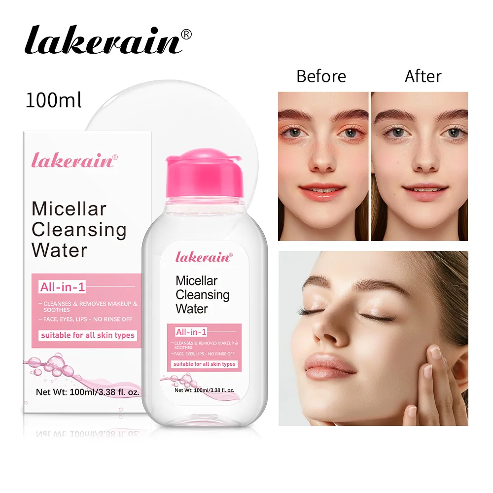 Micellar Makeup Remover Gentle Makeup Remover for eyes, lips and face cleansing water Makeup Remover