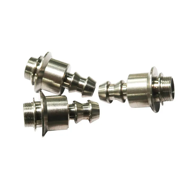 Copper stainless steel oil nozzle head copper oil cup curved oil nozzle straight through butter nozzle