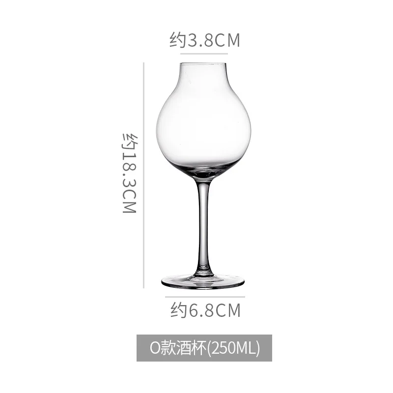 Long Stem Wine Flavor Goblet Crystal whiskey Tasting   glass Nosing Tulip cocktail Glass