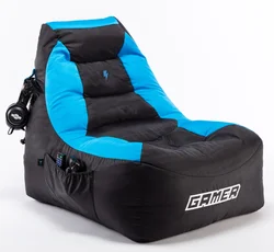 Bean Bag Chair Lazy Sofa Gaming Bean Bag Chair Covers with Side Pockets