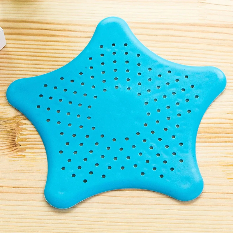 sewer filter net starfish silica gel floor drain Creative pentastar sink anti clogging floor drain