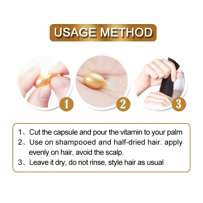 Private Label KORMESIC Hair Vitamin Daily Hair Care Capsule for hair Repair Dry and Frizzy