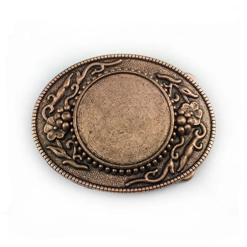 Plate small blank pattern custom Western cowboy belt buckle popular Style Knight belt buckle